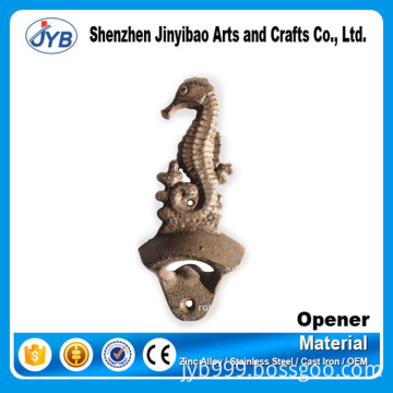 High Quality Unique Animal Sea Horse Shape Bottle Opener Keychain for Promotion